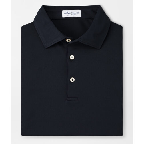 Peter Millar Solid Stretch Jersey Polo with self collar - Image 4