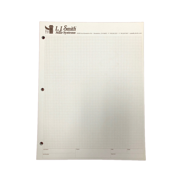 Notepad Paper with Grid – NOVO Building Products