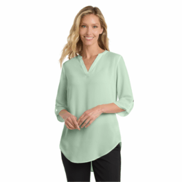Port Authority® Women's 3/4-Sleeve Tunic Blouse
